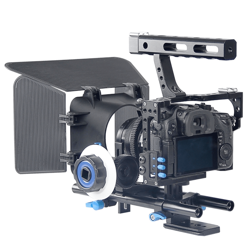 JingYing Camera Cage Rig for GH4 A7S A7 A7R A7RII A7SII Camera